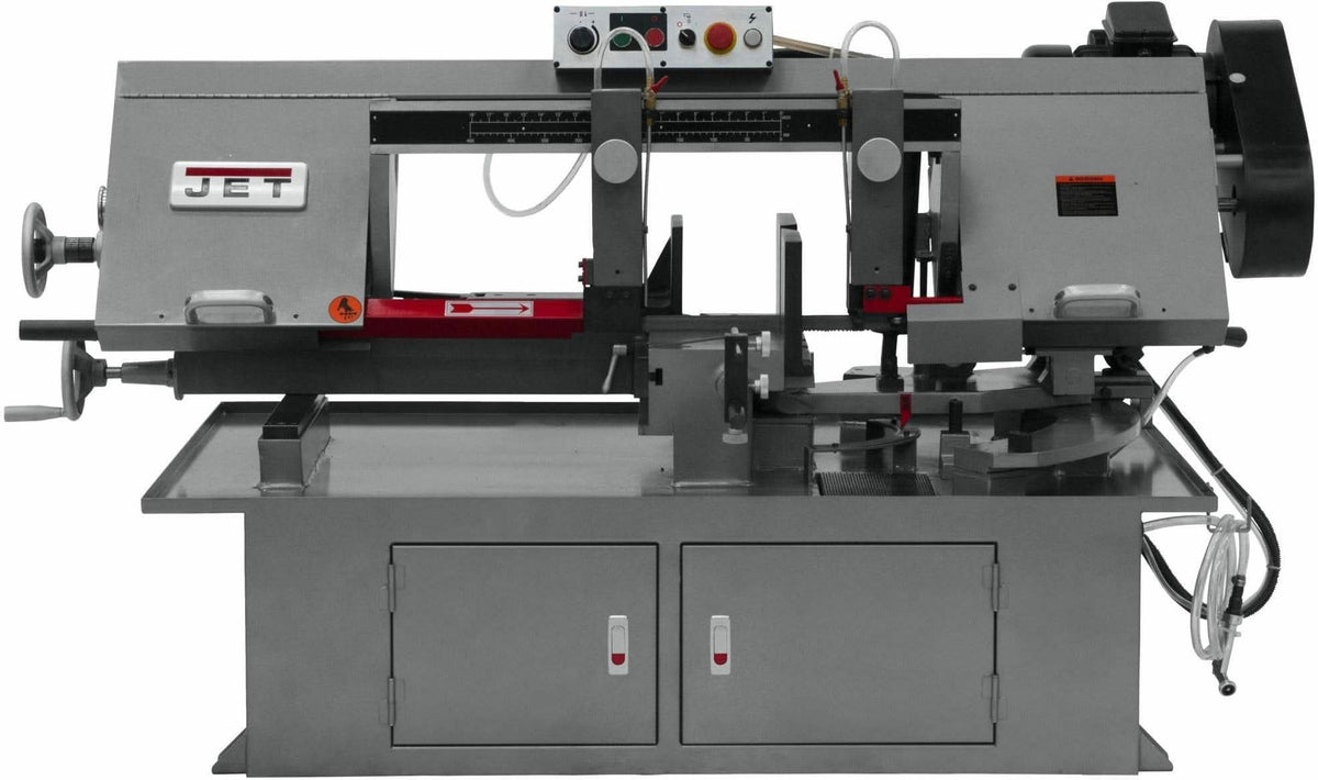Jet 413411 MBS-1018-1 , 10" x 18" Horizontal Dual Mitering Bandsaw