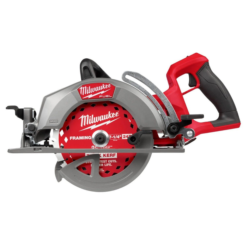 Milwaukee 2930-20 M18 FUEL 7-1/4-in. Rear Handle Circular Saw + M18 REDLITHIUM HIGH OUTPUT XC 6.0Ah Battery 2-Pack