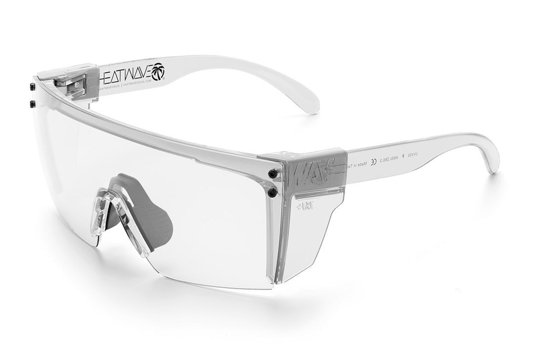 Heat Wave Lazer Face Vapor Clear Frame Clear Anti Fog Lens Z87 Sunglasses
