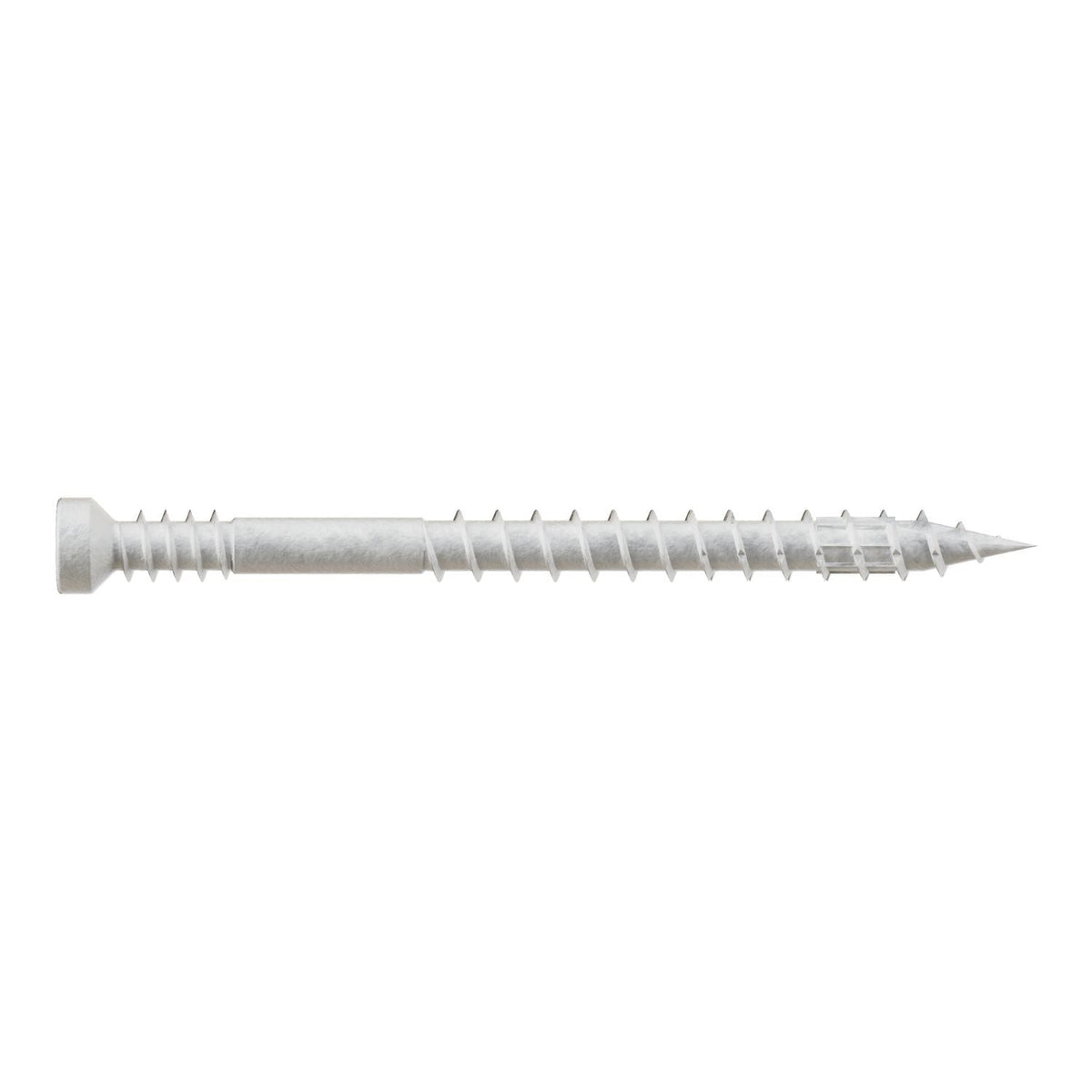 Simpson Strong-Tie FT07200R450W Finish Trim Screw, #7 x 2-in. T10, Trim-Head, Quik Guard, White, 450-Pack