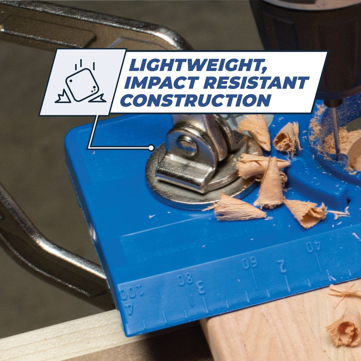 Kreg Concealed Hinge Jig with 35 mm Carbide-Tipped Bit for Cabinet Door Installation (KHI-HINGE)