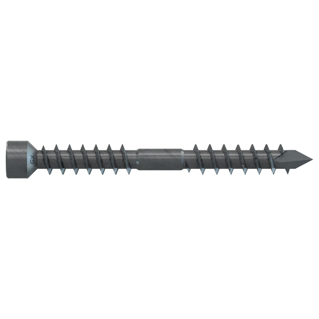 Simpson Strong-Tie SWD18212DBB-R50 Strong Drive SWD Double-Threaded Screw, 0.180-in. x 2-1/2-in. T30, Black, 50-Pack