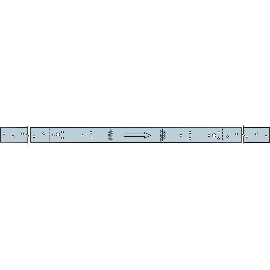 Simpson Strong-Tie RPS28 RPS 28-5/16-in. 16-Gauge Galvanized Retrofit Strap Tie