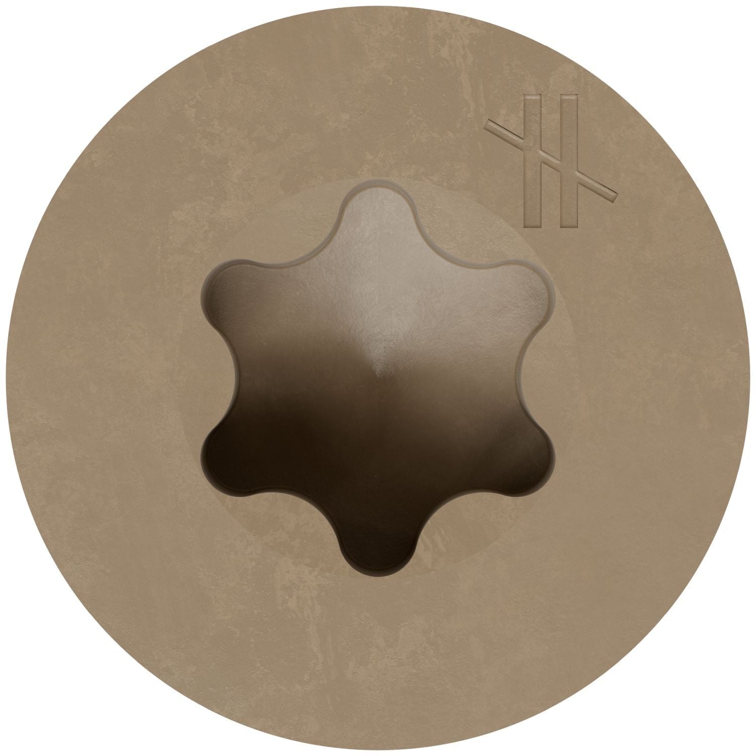 Simpson Strong-Tie DSVT158MB Deck-Drive DSV WOOD Screw, #8 x 1-5/8-in. T25, Flat Head, Quik Guard, Tan, 1750-Pack