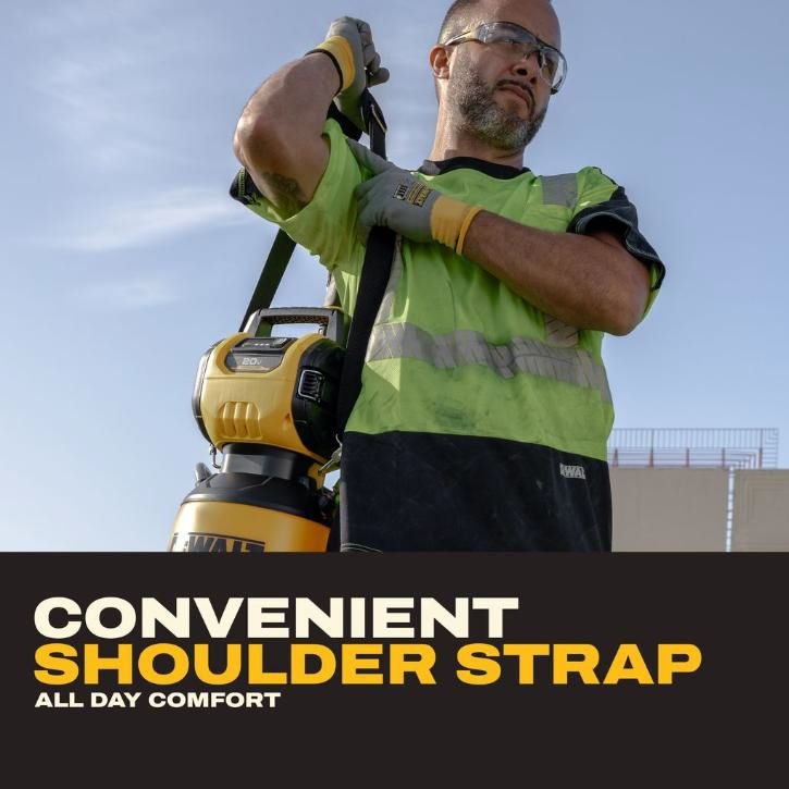 DeWALT 2‐Gallon 20V MAX Compressed Air Sprayer w/ 3.5Ah POWERSTACK Battery & Charger Starter Kit