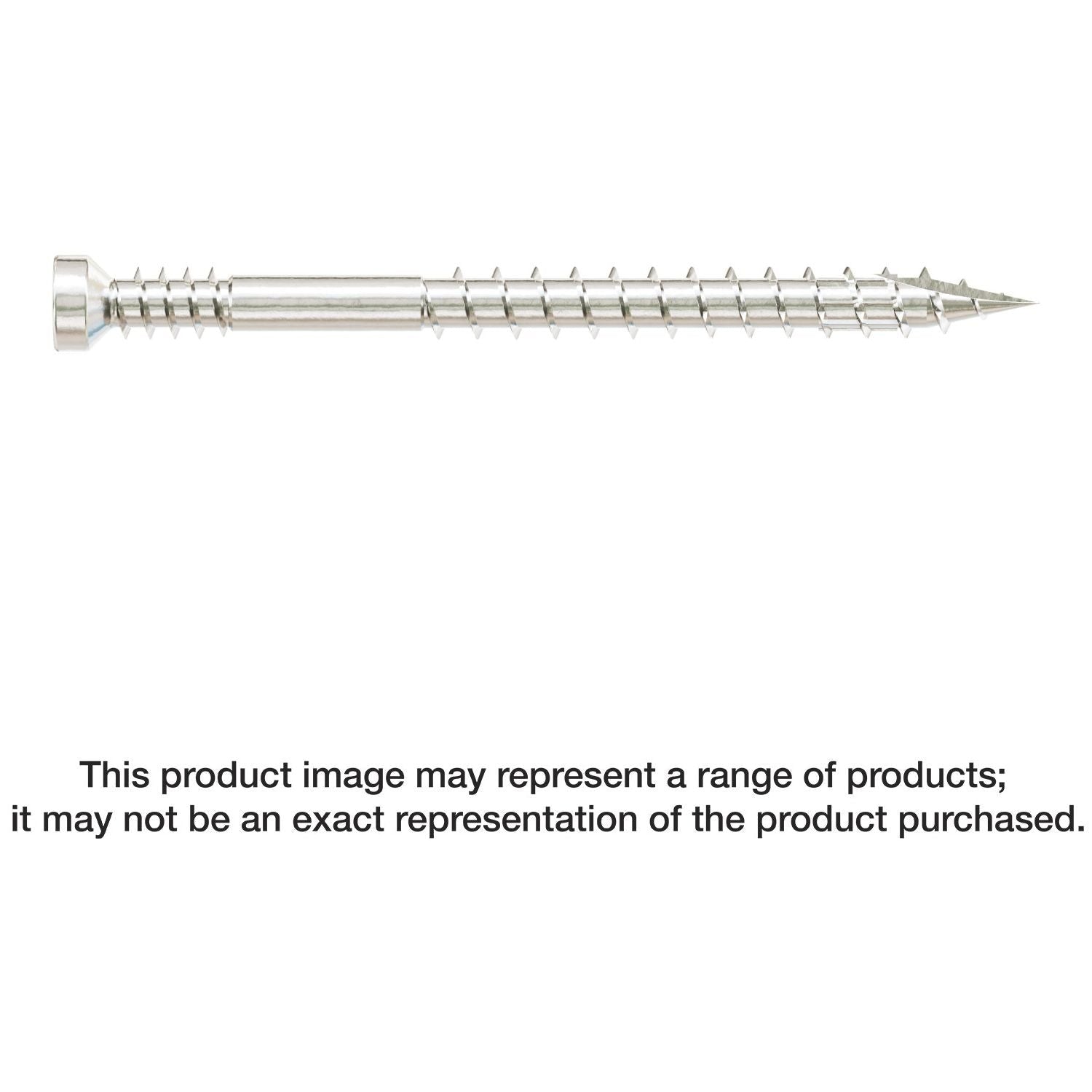 Simpson Strong-Tie FT07200T100 Finish Trim Screw, #7 x 2-in. T10, Trim-Head, Type 316, 100-Pack