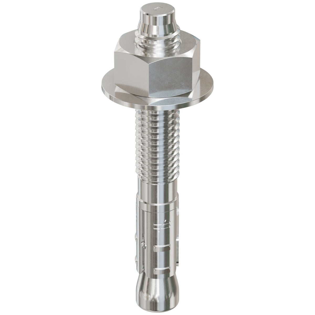 Simpson Strong-Tie STB2-50334S4F25 Strong-Bolt 2, 1/2-in. x 3-3/4-in. Type 304 Stainless-Steel Wedge Anchor, Fully Assembled, 25-Pack