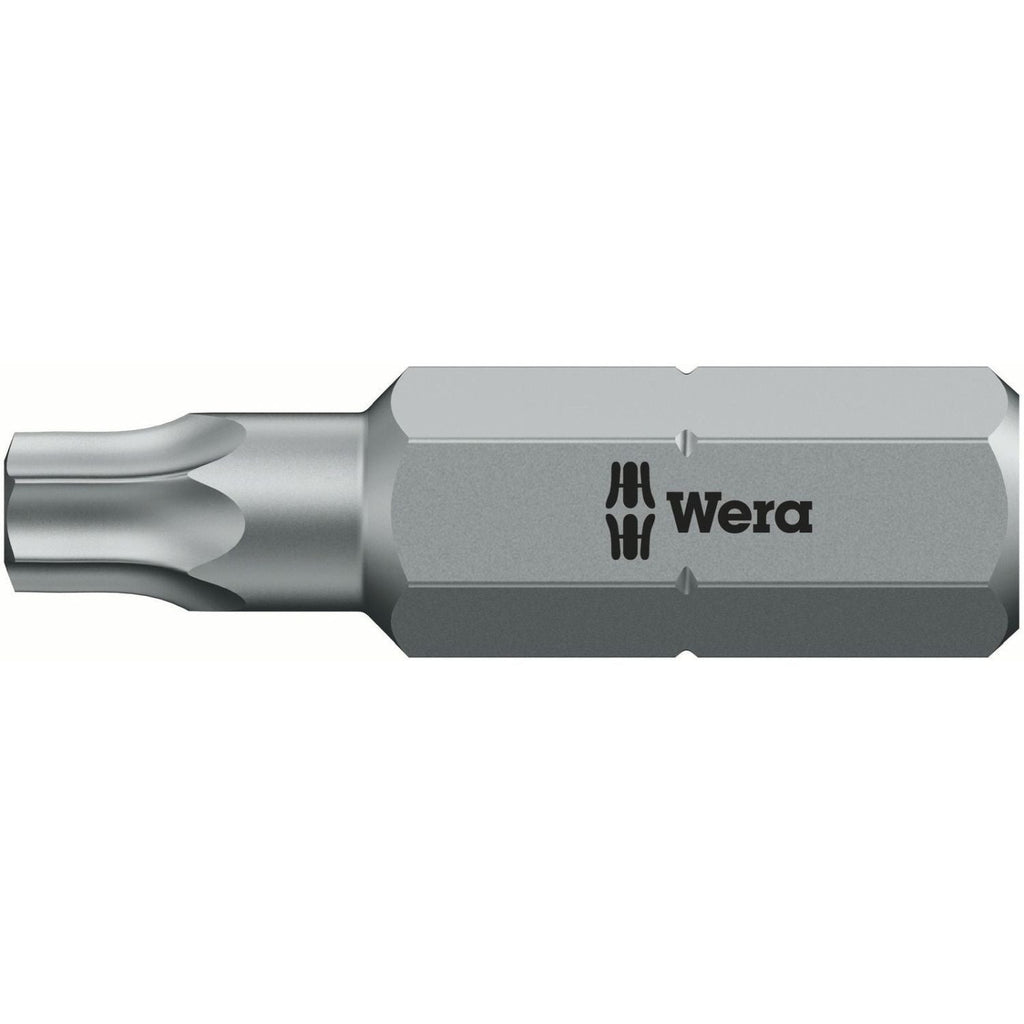 Wera 867/1 Ipr Torx Plus Bit With Bore Hole, 30 Iprx25-mm.