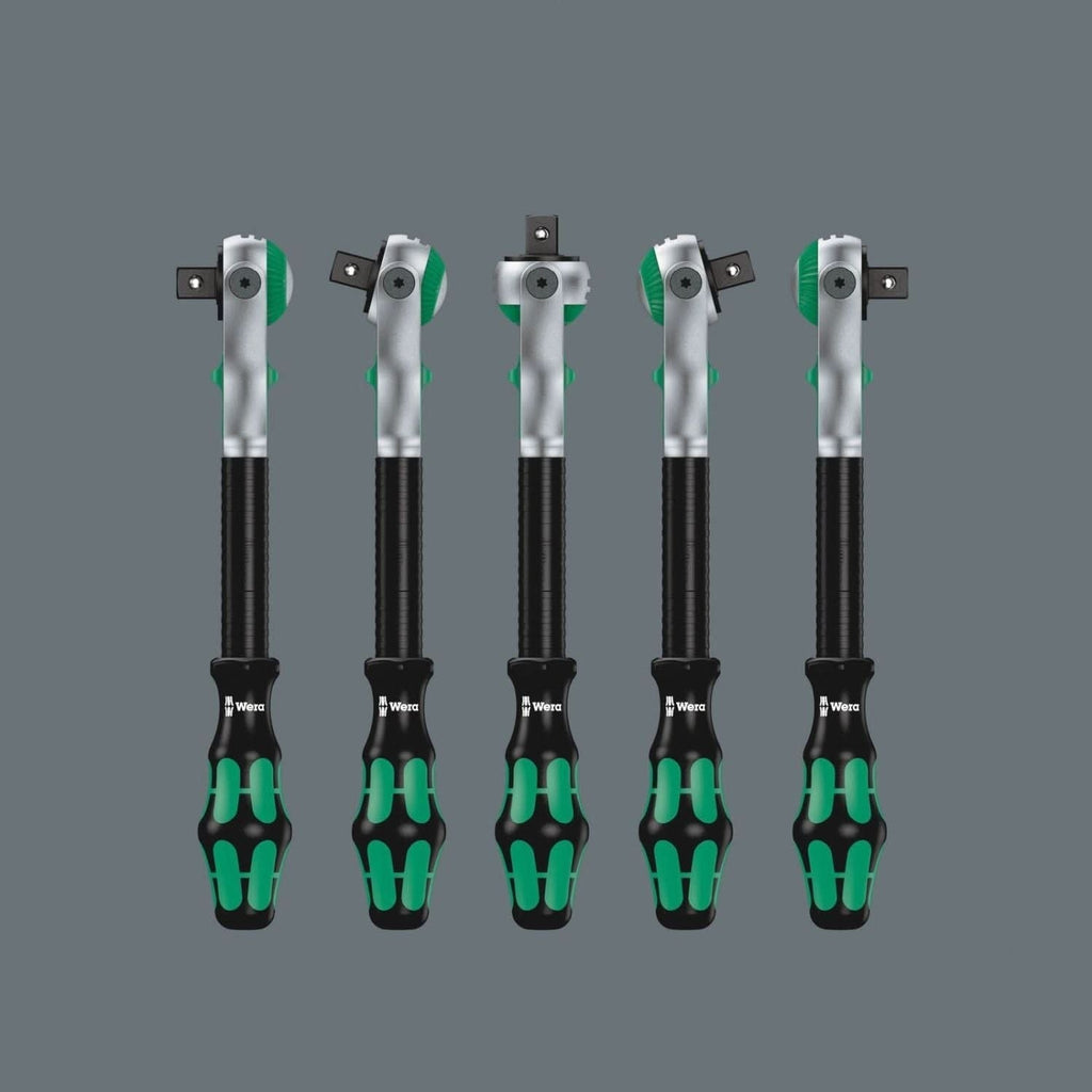 Wera 8100 Sa 6 Zyklop Speed Ratchet Set, 1/4-in. Drive, Metric, 28-Pieces
