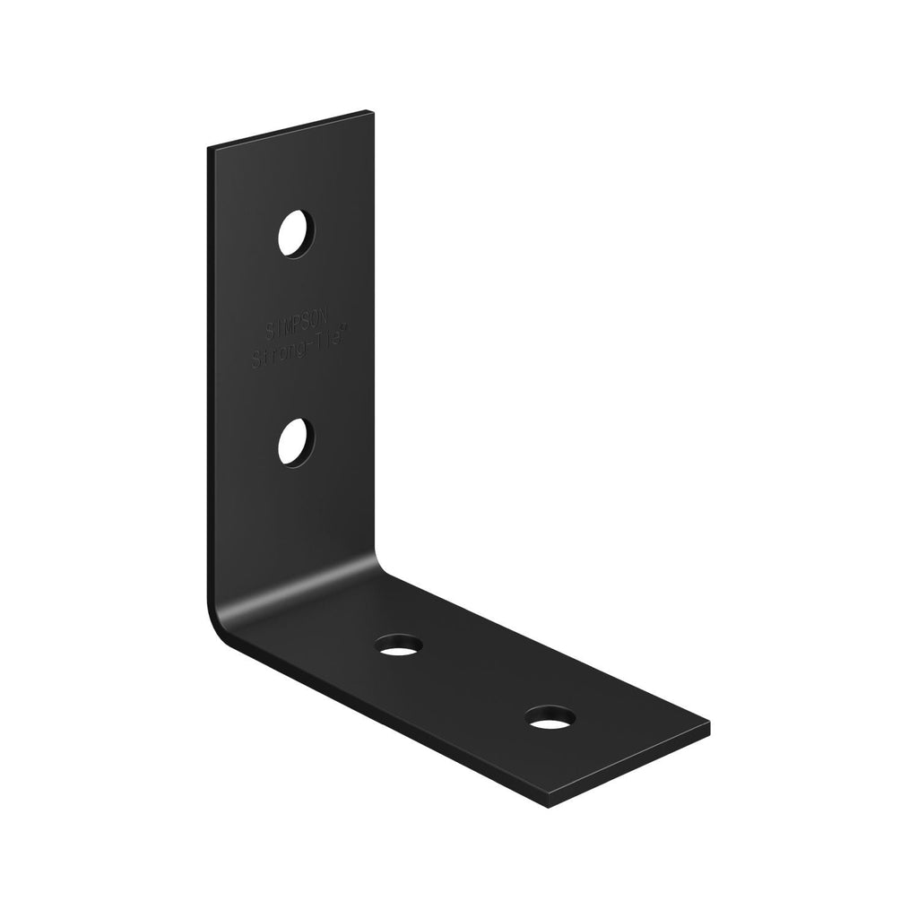 Simpson Strong-Tie HL53PC HLPC 5-3/4-in. x 2-1/2-in. Black Powder-Coated Ornamental Heavy Angle