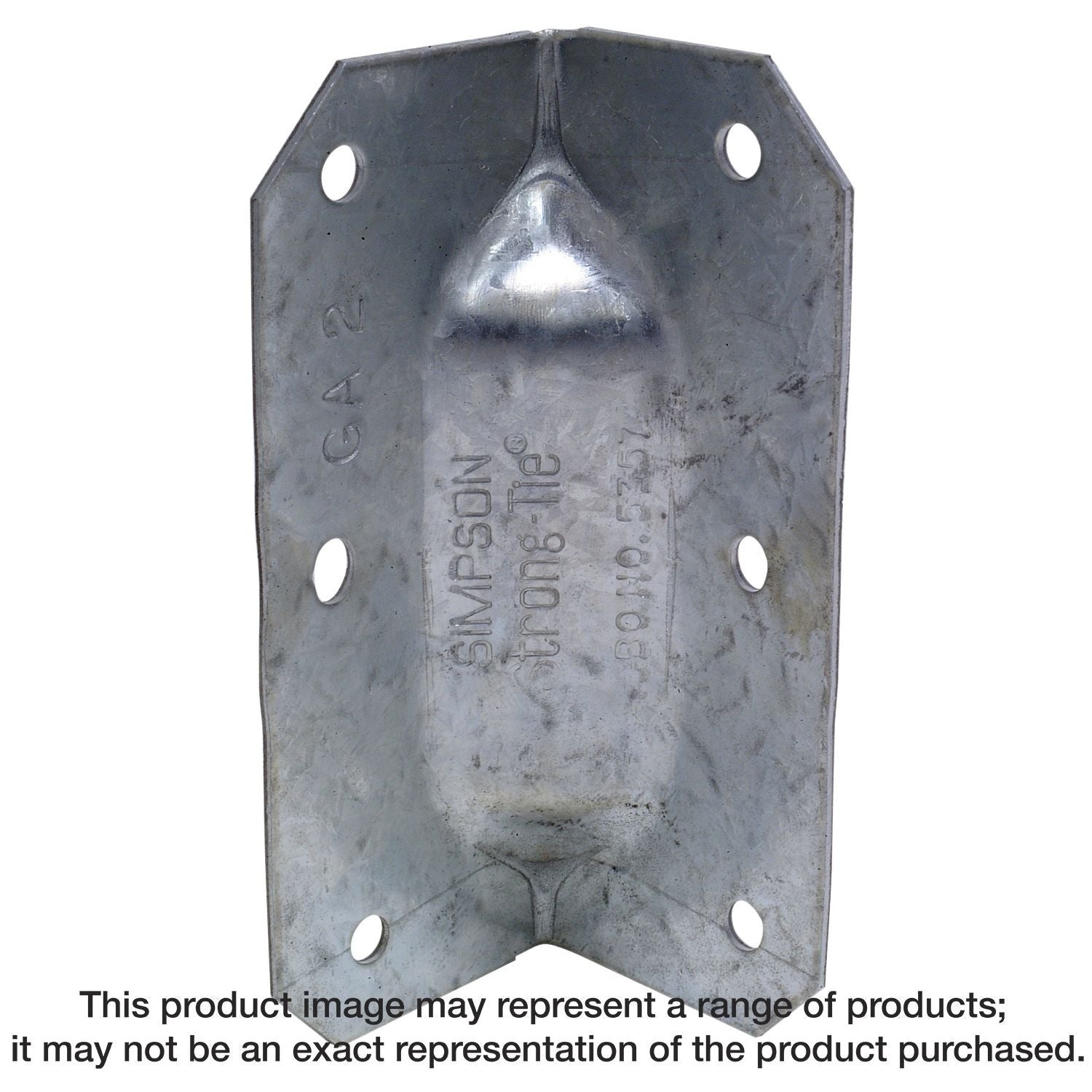 Simpson Strong-Tie GA2 GA 3-1/4-in. 18-Gauge Galvanized Gusset Angle