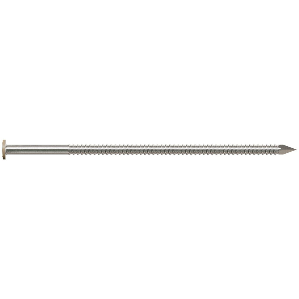 Simpson Strong-Tie S16SNDT1 Painted Siding Nail, 3-1/2-in. x .120-in. Type 304 Stainless Steel, Tan, 1-lb.
