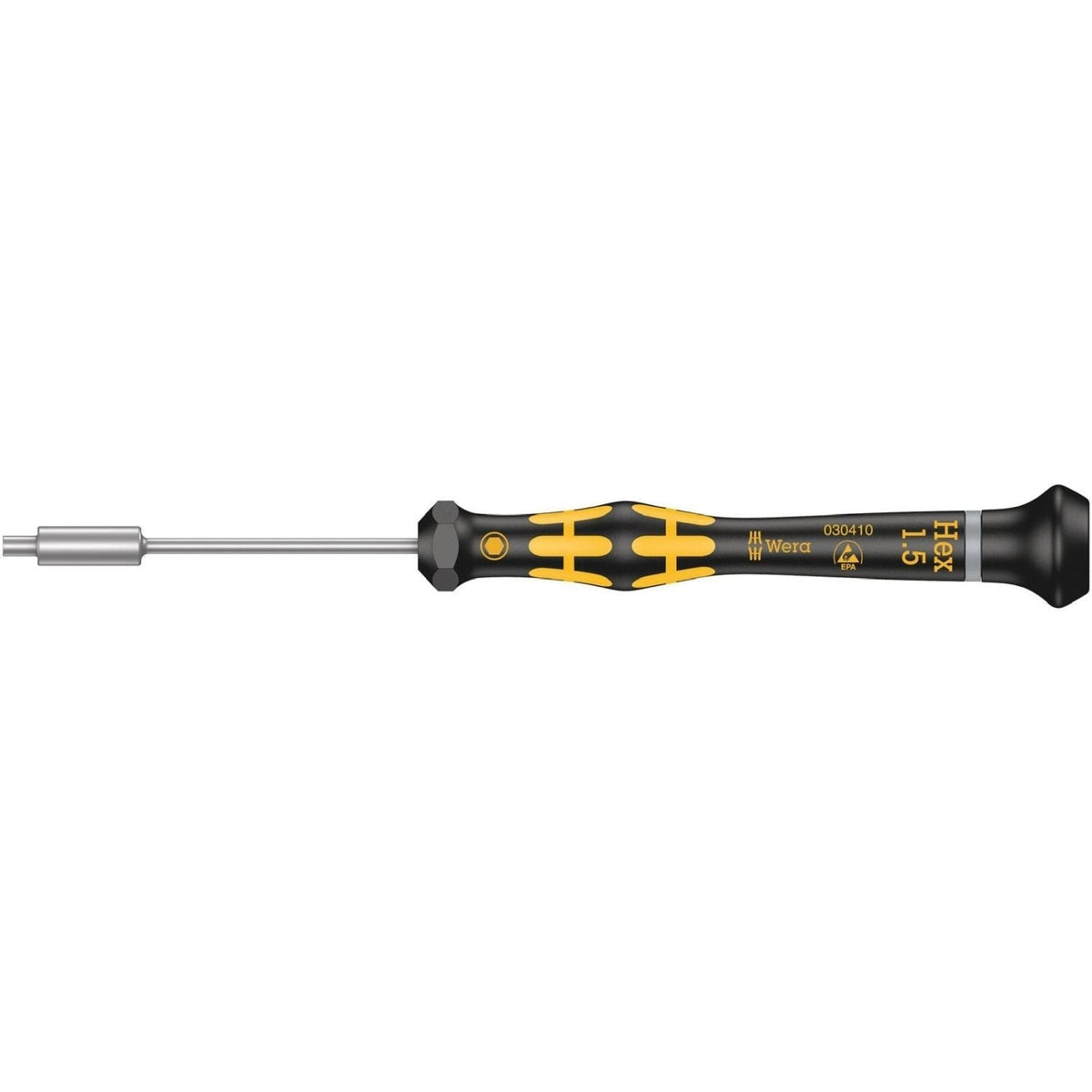 Wera 1569 Esd Nutdriver Kraftform Micro, 1.5x60-mm.