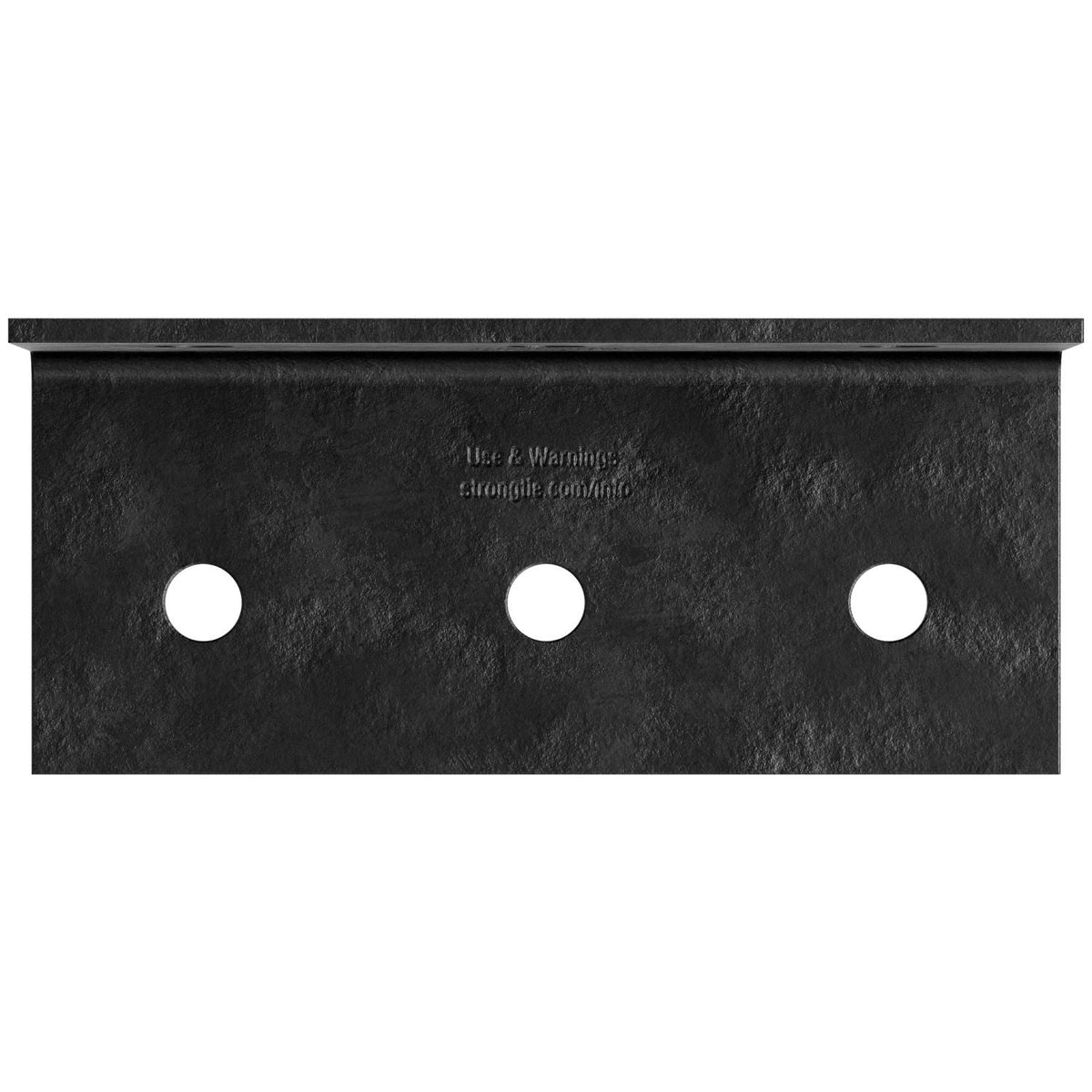 Simpson Strong-Tie HL37PC HLPC 3-1/4-in. x 7-1/2-in. Black Powder-Coated Ornamental Heavy Angle