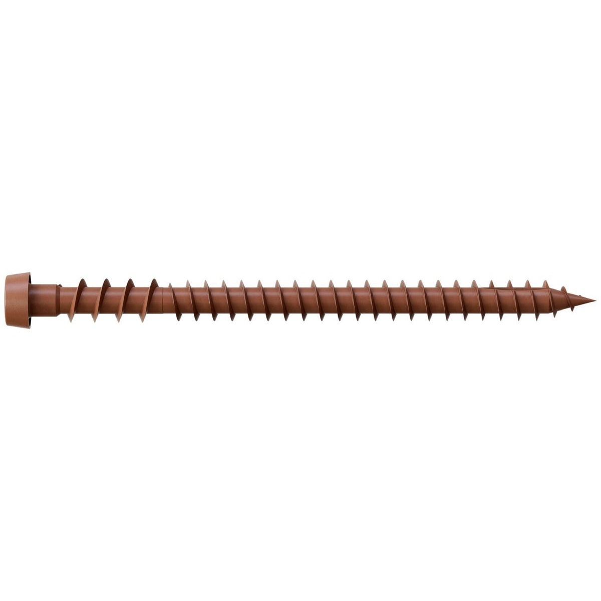 Simpson Strong-Tie DCU234SRD Deck-Drive DCU COMPOSITE Screw (Collated), #10 x 2-3/4-in. Quik Guard Red, 1000-Pack