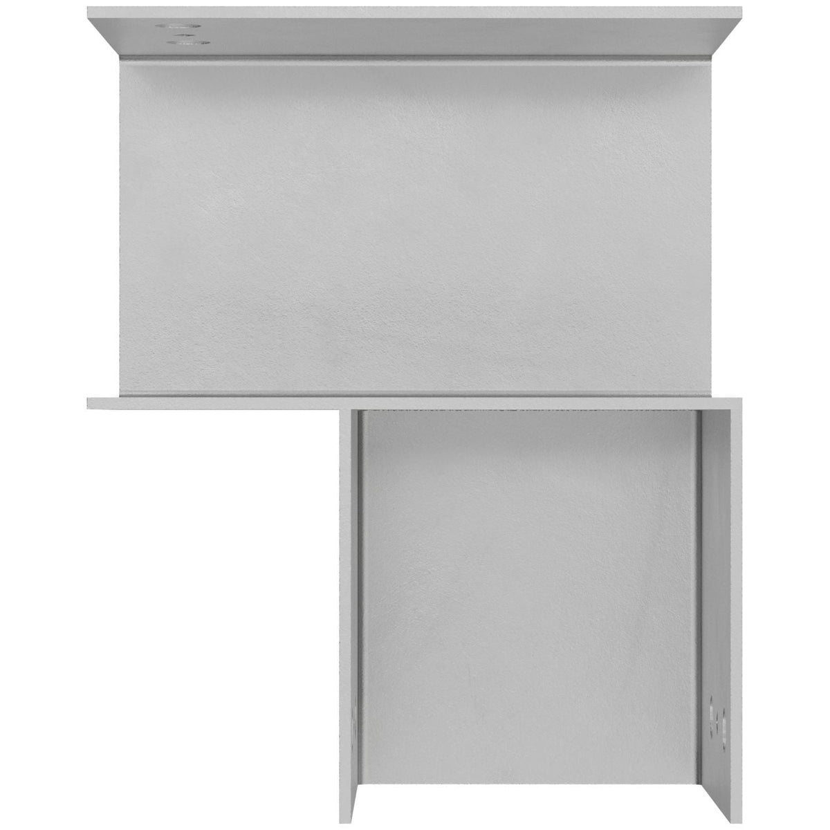 Simpson Strong-Tie ECCLR666HDG ECCLR HDG L-Shape End Column Cap for 6x Beams, 6x Post, Skewed Right