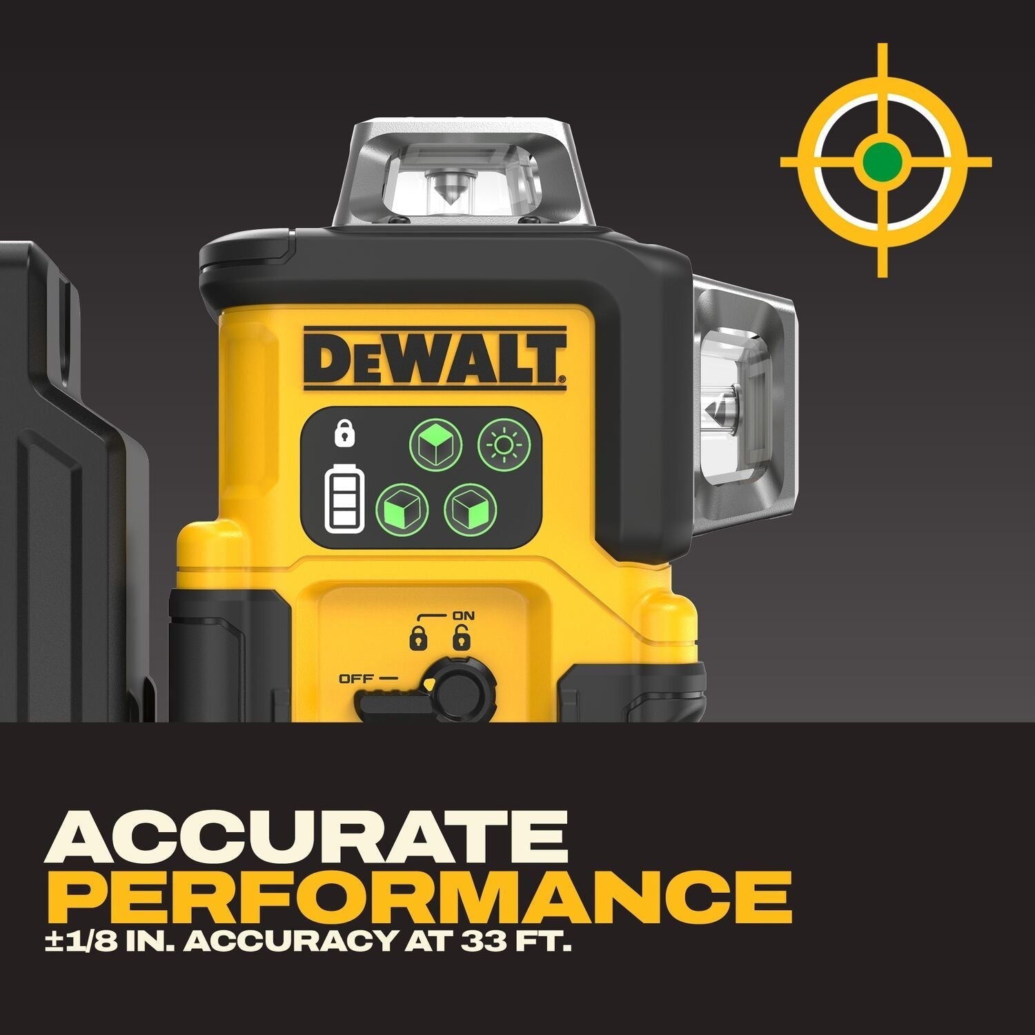 DeWALT DCLE14361GB USB-C Rechargeable 3x360° Green Line Laser Level