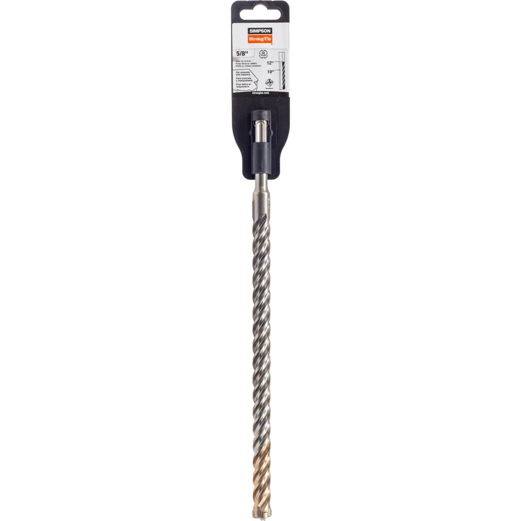 Simpson Strong-Tie MDPL06212Q 5/8-in. x 12-in. SDS-plus Quad-Head Shank Drill Bit