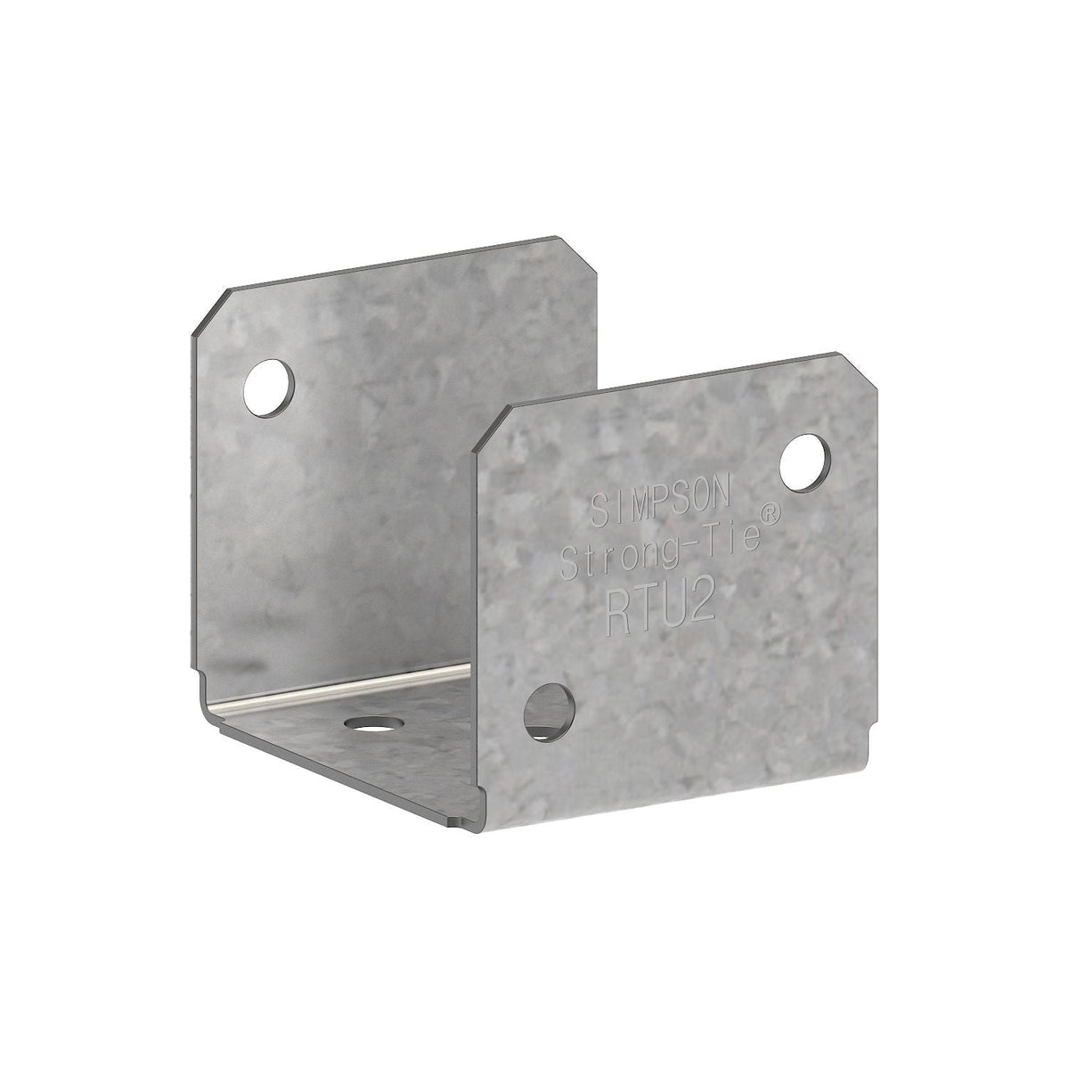Simpson Strong-Tie RTU2 RTU 20-Gauge Galvanized Rigid Tie Connector for 2x Joist, 2x Post