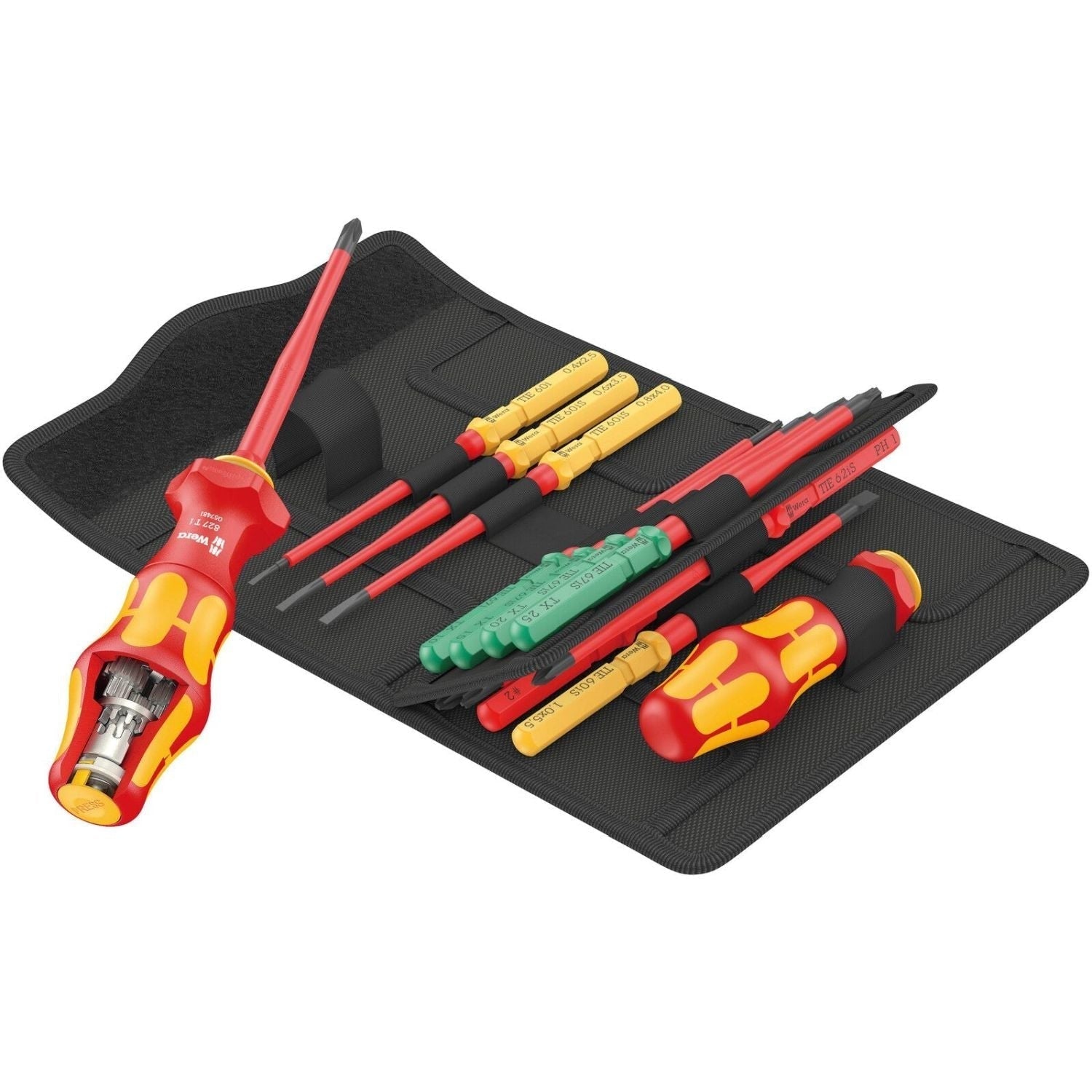 Wera Kraftform Kompakt Turbo I Imperial 1 Tool Finder, 16-Pieces