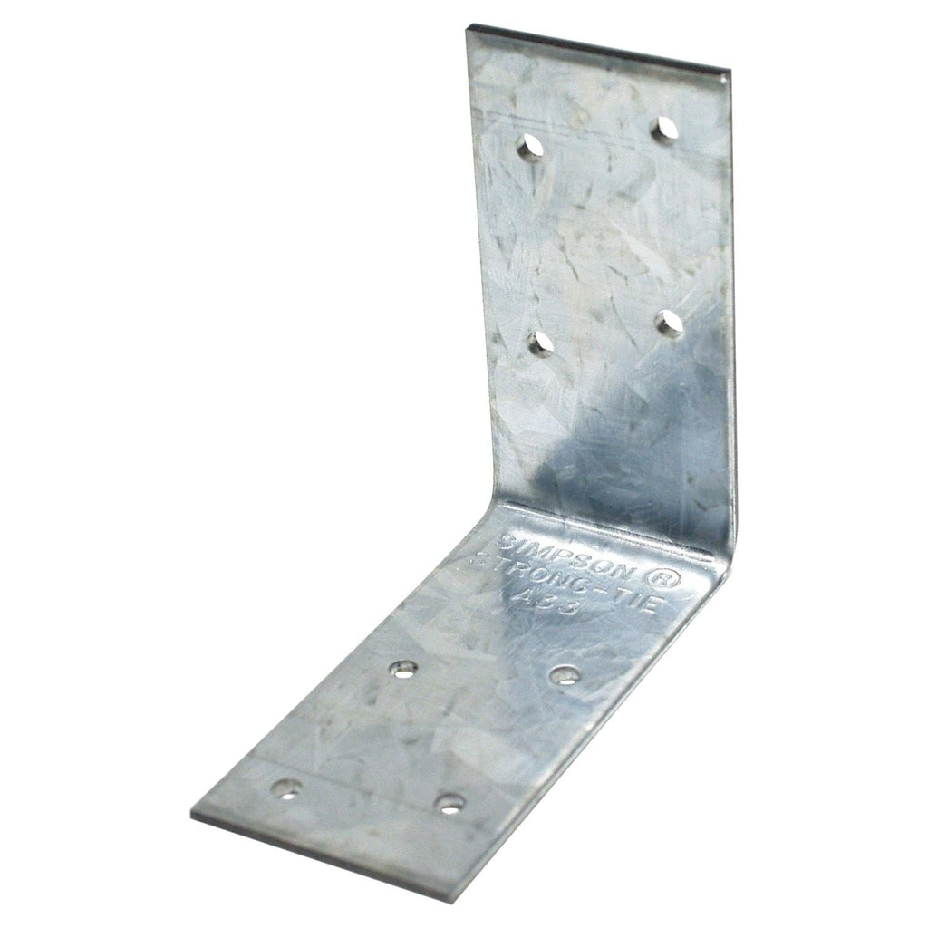 Simpson Strong-Tie A33 3-in. x 3-in. x 1-1/2-in. Galvanized Angle
