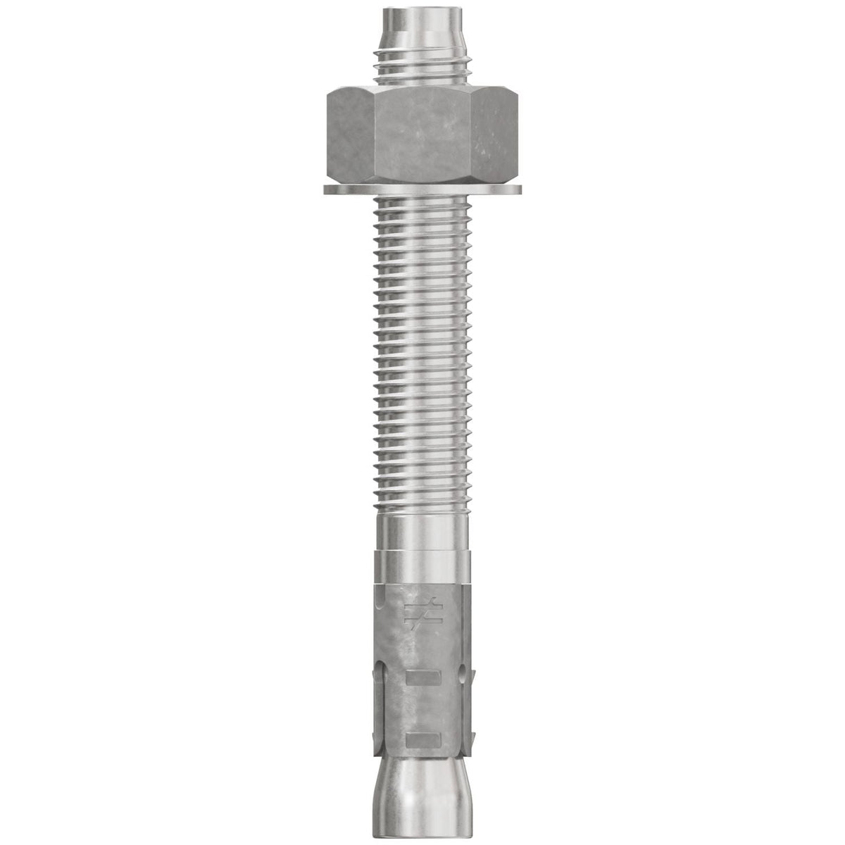 Simpson Strong-Tie STB2-75614S6F10 Strong-Bolt 2, 3/4-in. x 6-1/4-in. Type 316 Stainless-Steel Wedge Anchor, Fully Assembled, 10-Pack