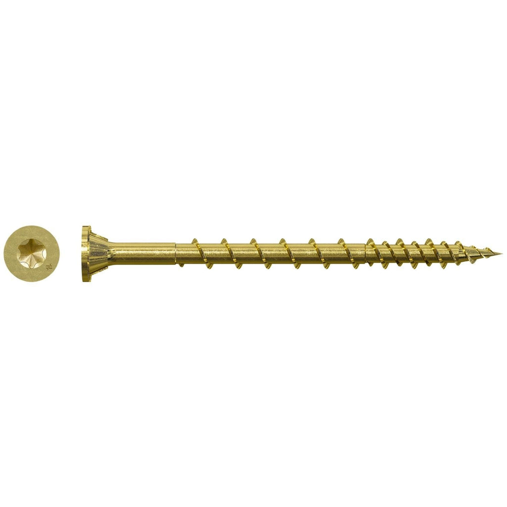 Simpson Strong-Tie HCKWSV212S Strong-Drive WSV SUBFLOOR Screw (Collated), #9 x 2-1/2-in. T25, Yellow Zinc, 750-Pack