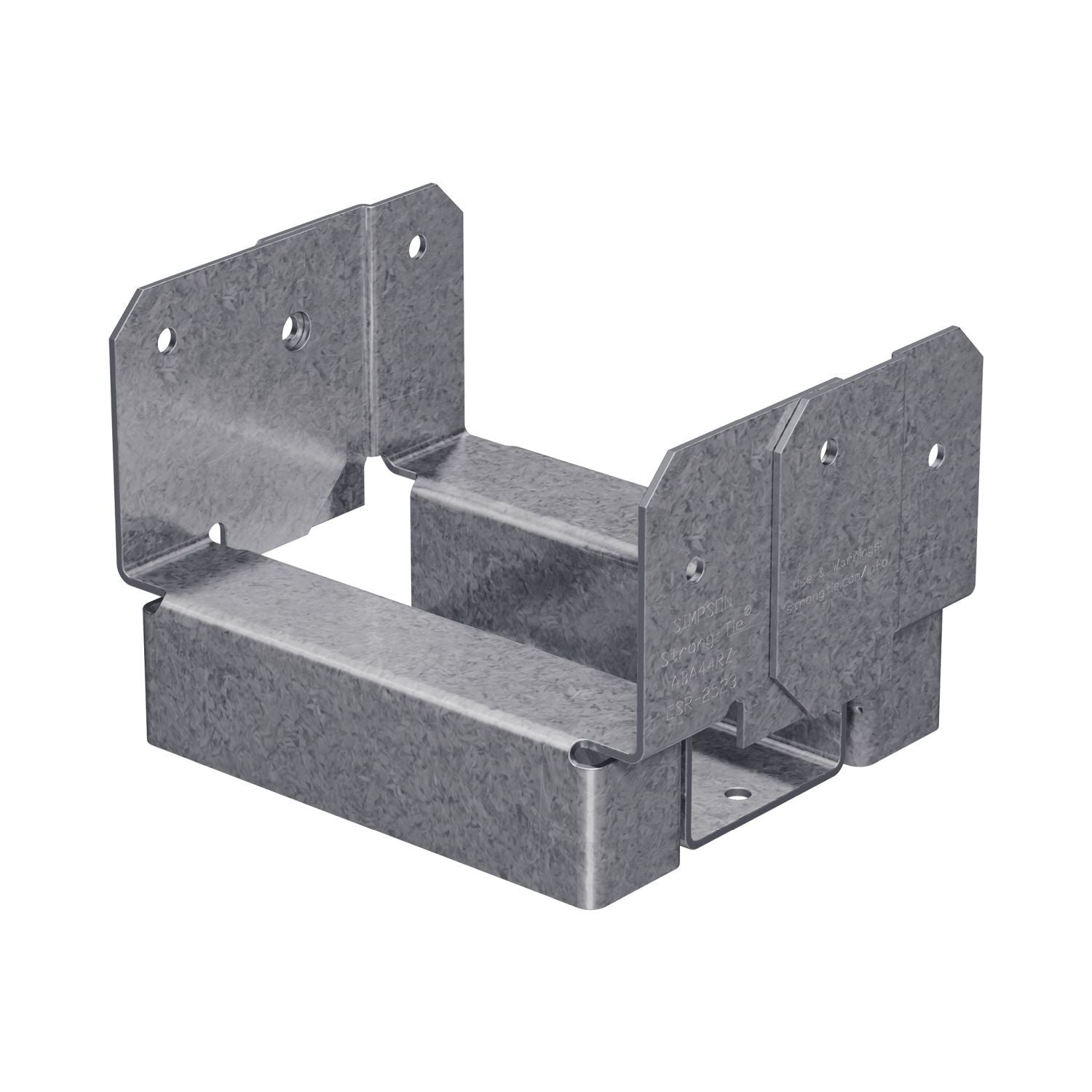 Simpson Strong-Tie ABA44RZ ABA ZMAX Galvanized Adjustable Standoff Post Base for 4x4 Rough