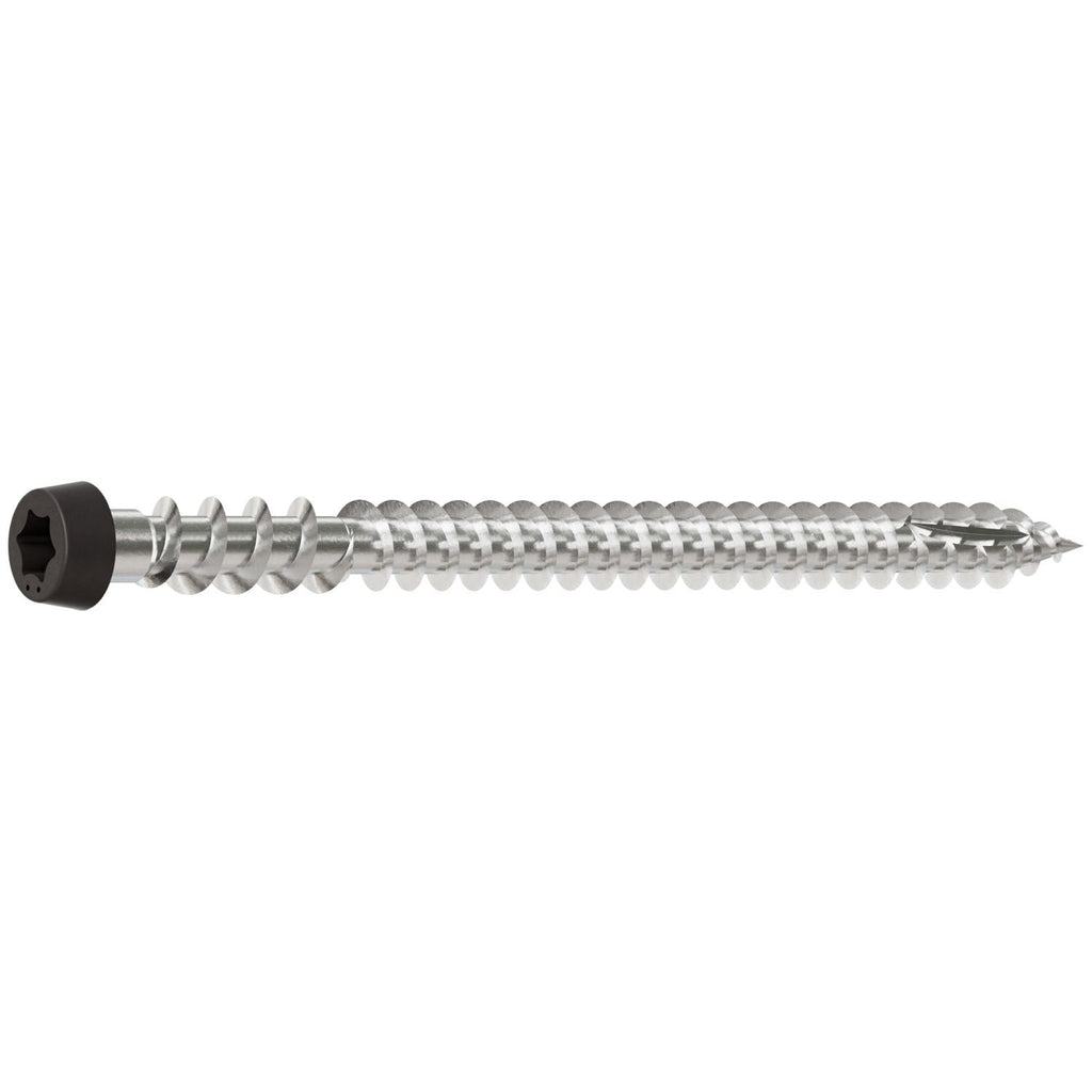 Simpson Strong-Tie DCU234P305GR01 Deck-Drive DCU COMPOSITE Screw, #10 x 2-3/4-in. T20, Type 305, Gray 01, 350-Pack