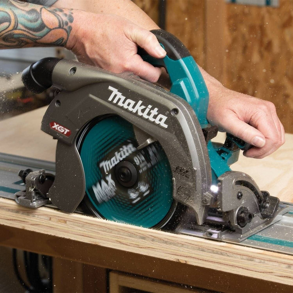 Makita GSH03Z 40V max XGT Brushless Cordless 9-1/4" Circular Saw with Guide Rail Compatible Base, AWS Capable, Tool Only