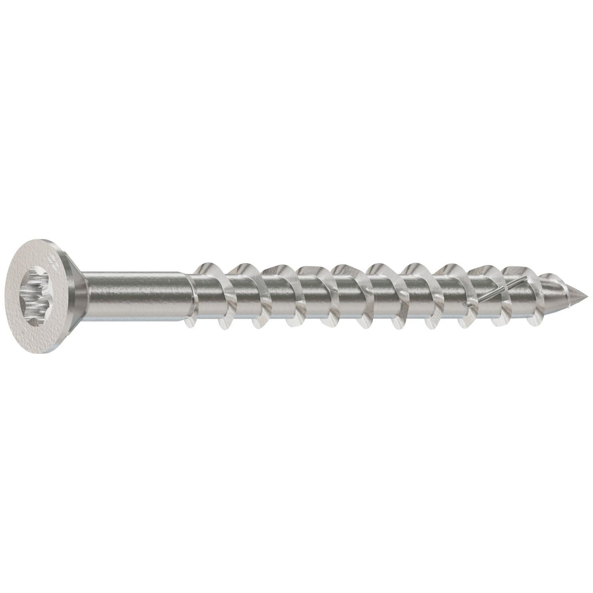 Simpson Strong-Tie T10200WP1 Deck-Drive DWP WOOD SS Screw, #10 x 2-in. T-25, Flat Head, Type 316, 1-lb.