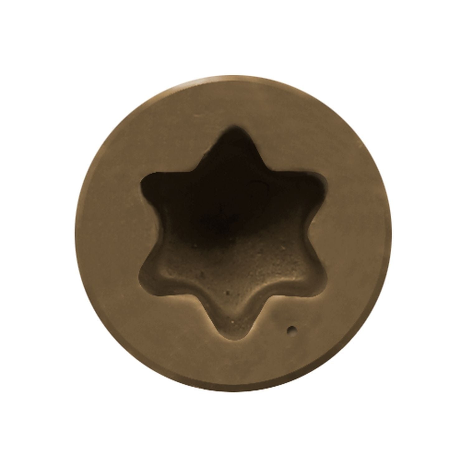 Simpson Strong-Tie T07225FTPBR01 Trim-Head Screw, 6-Lobe Drive, #7 x 2-1/4-in. T-15 Type 316, Brown 01, 350-Pack