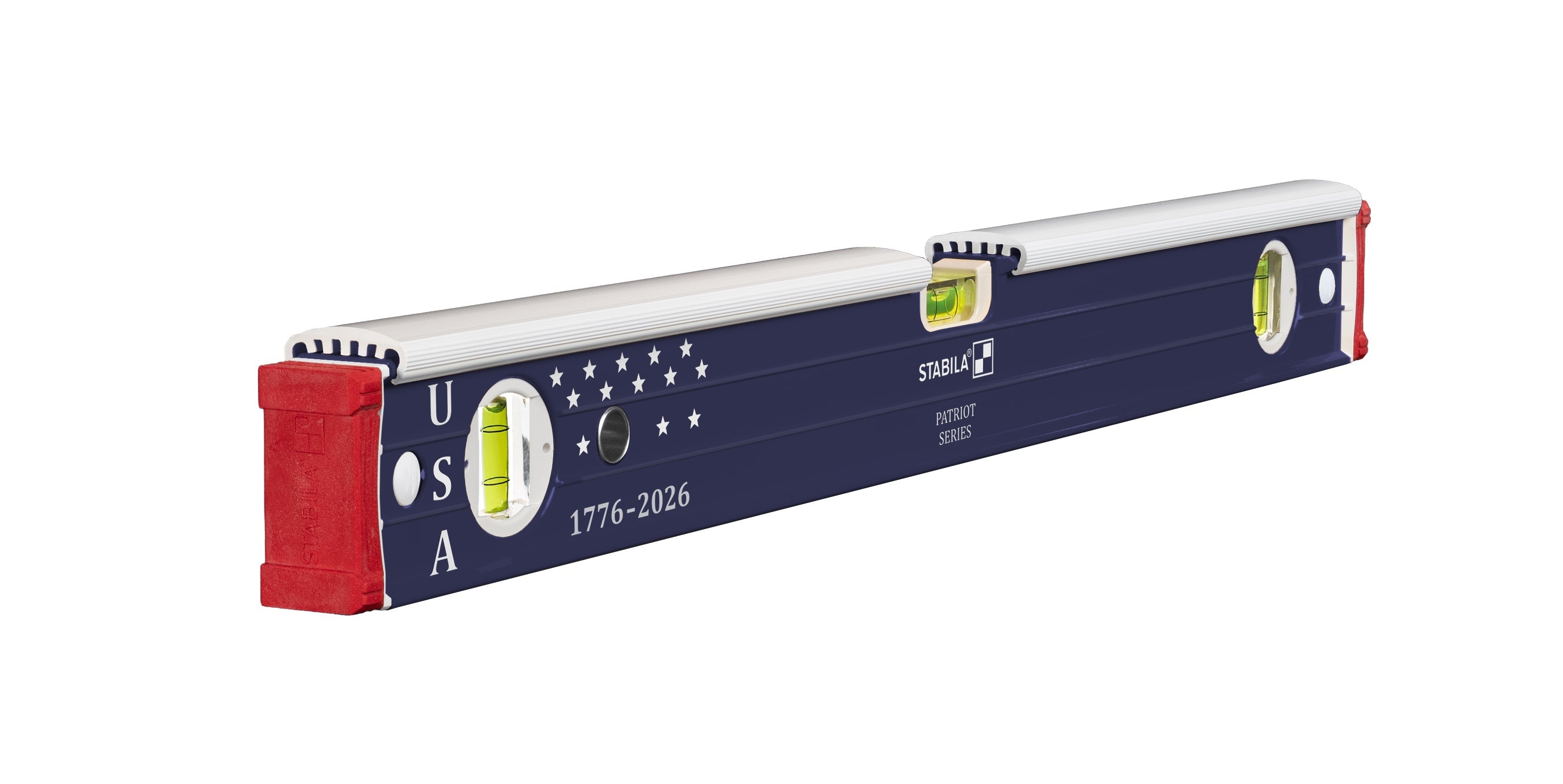 Stabila Limited Edition Patriotic Type 196 Heavy Duty Mason 24-in. and 48-in. Level Set (36250)
