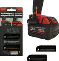StealthMounts Magnetic Bit Holder for Milwaukee M18 Tools, 2-Pack