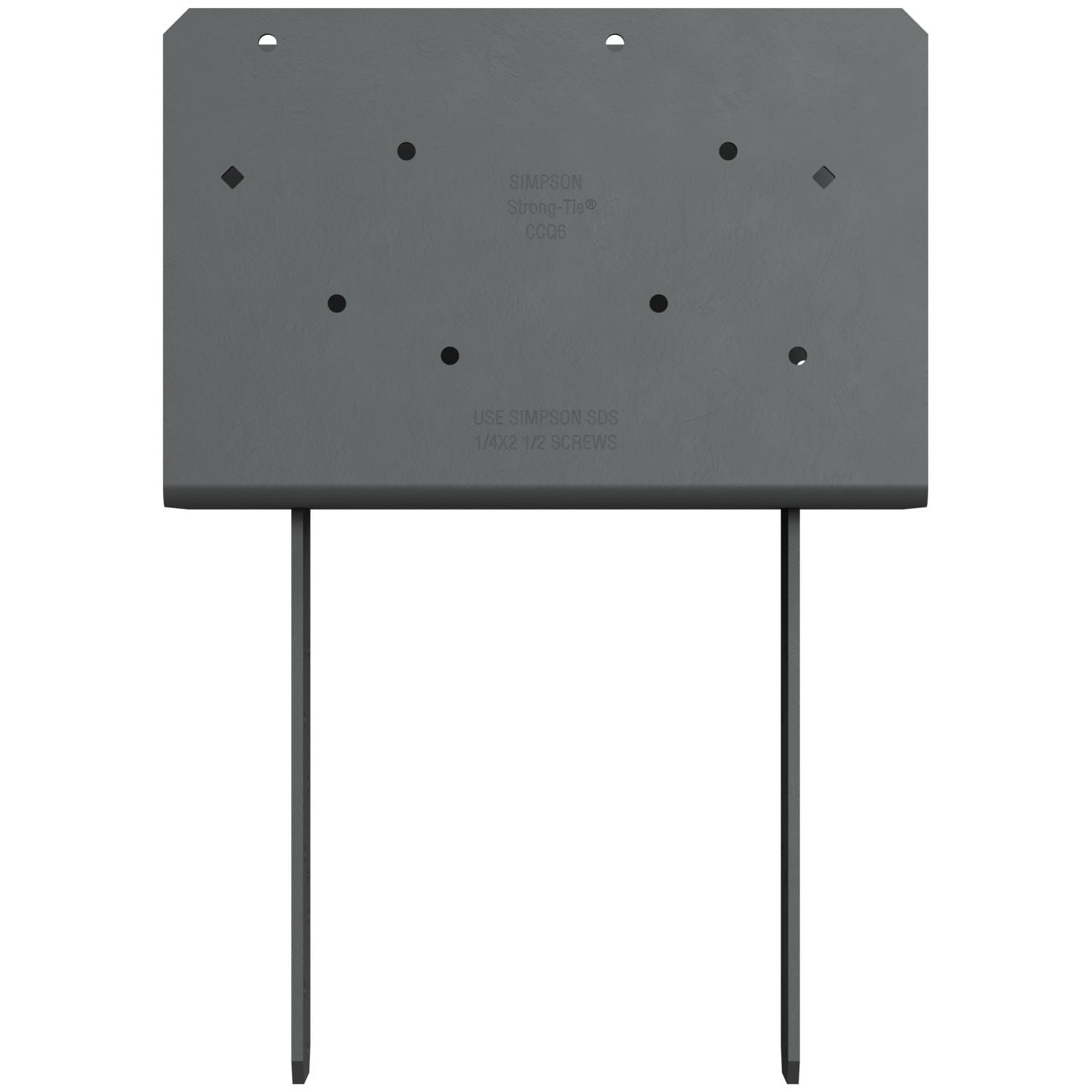 Simpson Strong-Tie CCQ6-7.13SDS2.5 CCQ Column Cap for 6x Beam, 7-1/8-in. Post with Strong-Drive SDS Screws