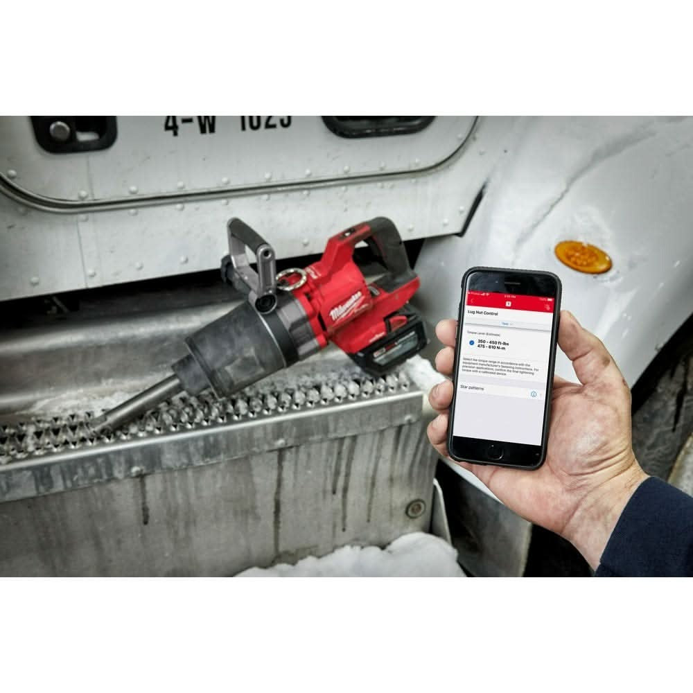 Milwaukee 2869-20 M18 FUEL 1-Inch D-Handle Extended Anvil High Torque Impact Wrench with ONE-KEY, Tool Only