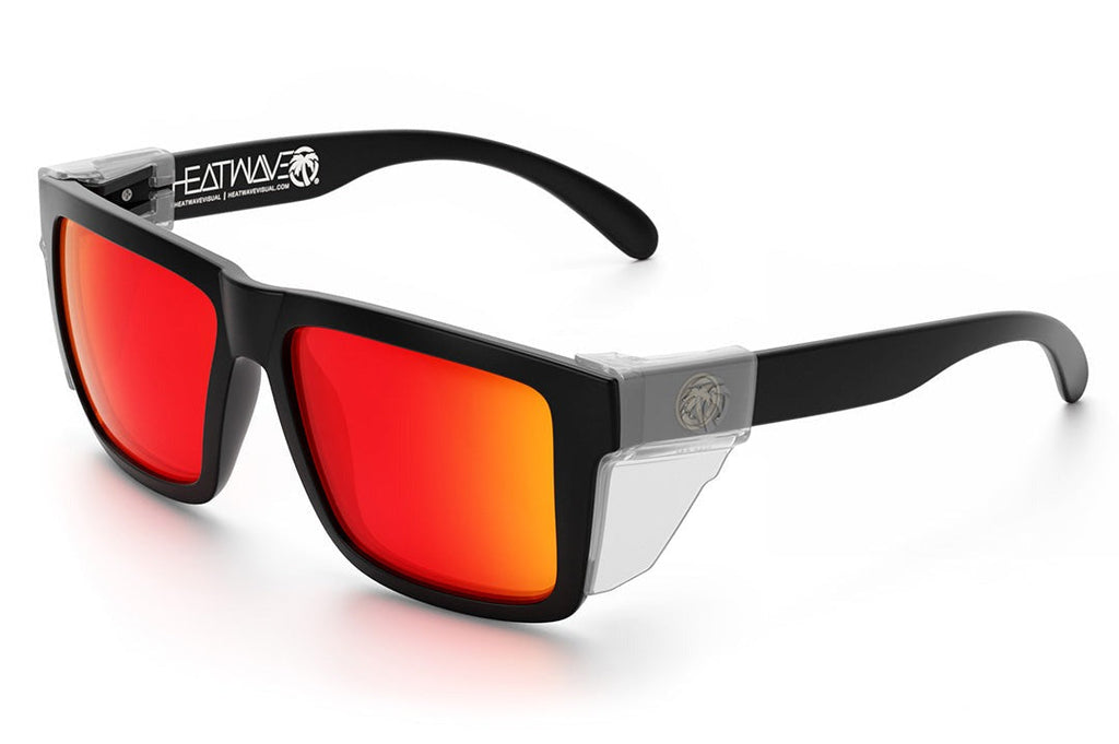 Heat Wave XL VISE Z87 Black Frame Sunblast Lens Sunglasses