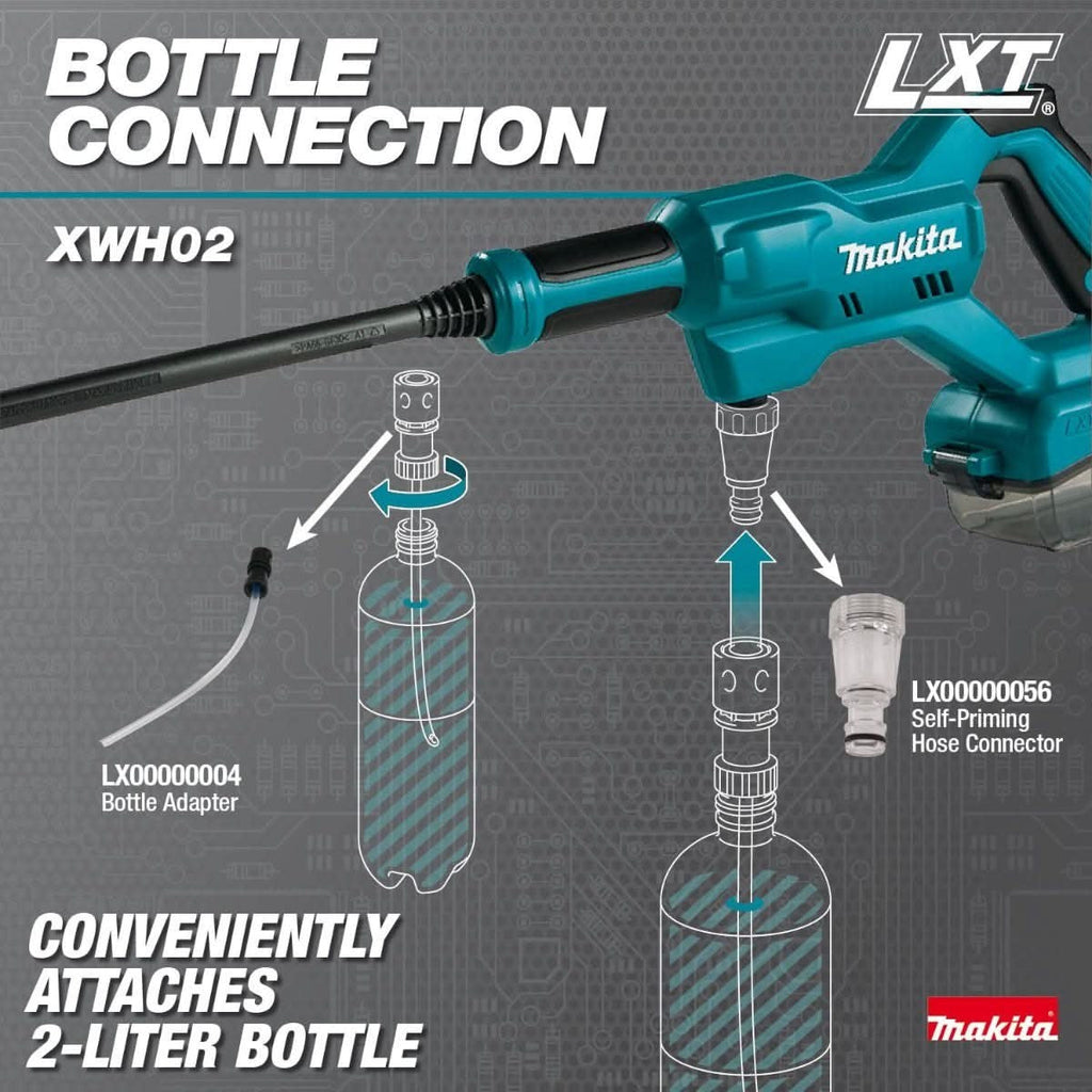 Makita XWH02Z 18V LXT Cordless 320 PSI 0.7 GPM Power Cleaner 4.0Ah Kit