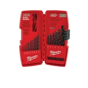 Milwaukee 48-89-2803 15-Piece Thunderbolt Black Oxide Drill Bit Set
