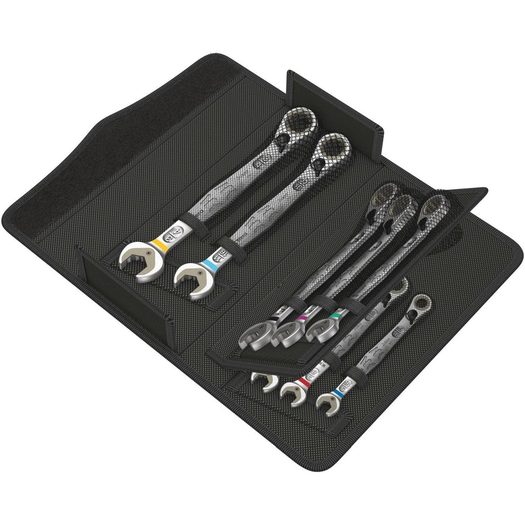 Wera 6001 Joker Switch 8 Imperial Set 1 Ratcheting Combination Wrenches Set, Imperial, 8-Pieces