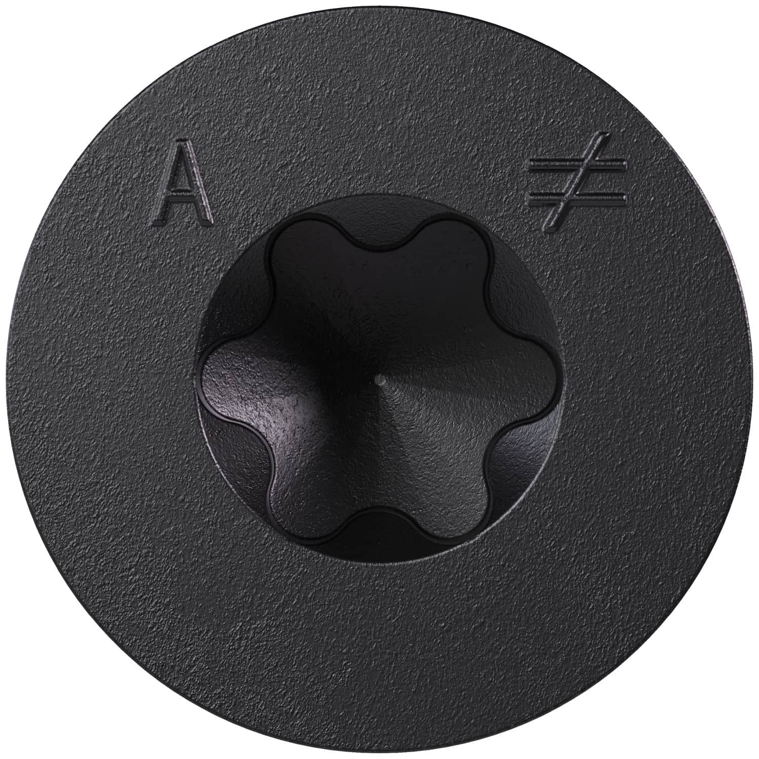 Simpson Strong-Tie TNTBL18134TF Titen Turbo, 3/16-in. x 1-3/4-in. 6-Lobe Flat-Head Concrete and Masonry Screw, Black, 100-Pack