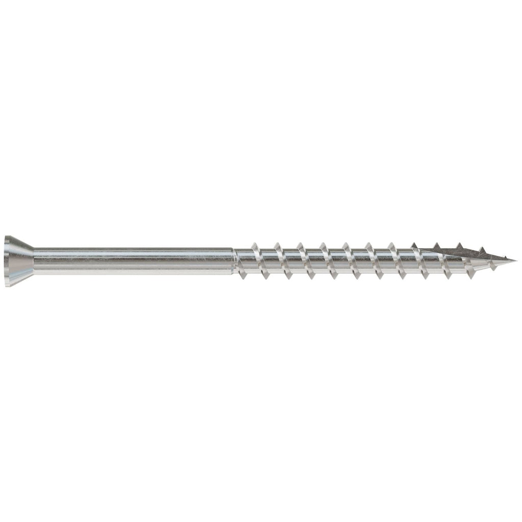 Simpson Strong-Tie S07225FBB Trim-Head Screw, Square Drive, #7 x 2-1/4-in. #1 SQ, Type 305, 3000-Pack