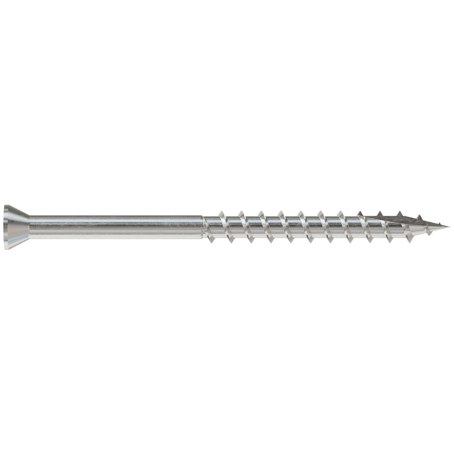 Simpson Strong-Tie S07225FBB Trim-Head Screw, Square Drive, #7 x 2-1/4-in. #1 SQ, Type 305, 3000-Pack