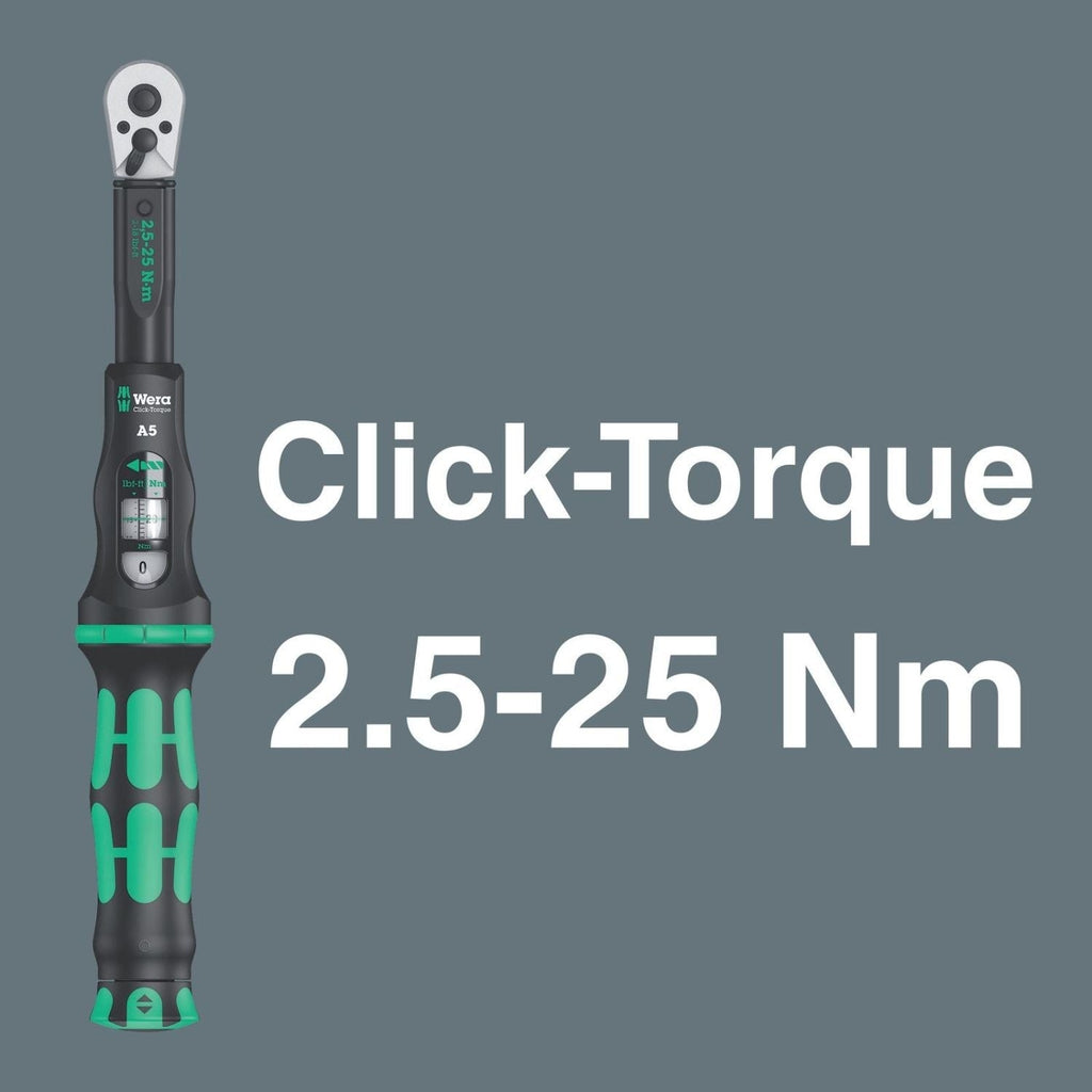 Wera Bicycle Set Torque 1, 2.5-25 Nm, 16-Pieces