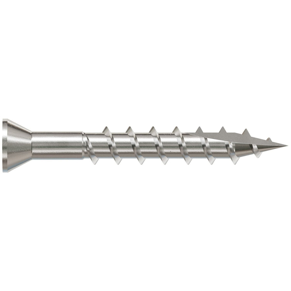 Simpson Strong-Tie S07125FB1 Trim-Head Screw, Square Drive, #7 x 1-1/4-in. #1 SQ, Type 305, 1-lb.