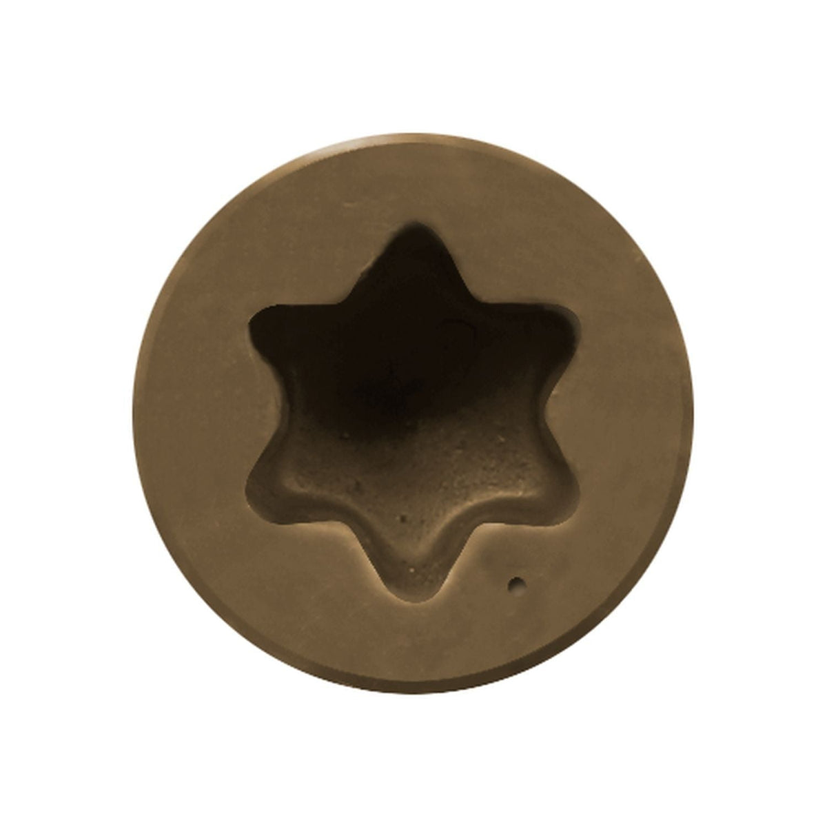 Simpson Strong-Tie T07225FTPBR01 Trim-Head Screw, 6-Lobe Drive, #7 x 2-1/4-in. T-15 Type 316, Brown 01, 350-Pack