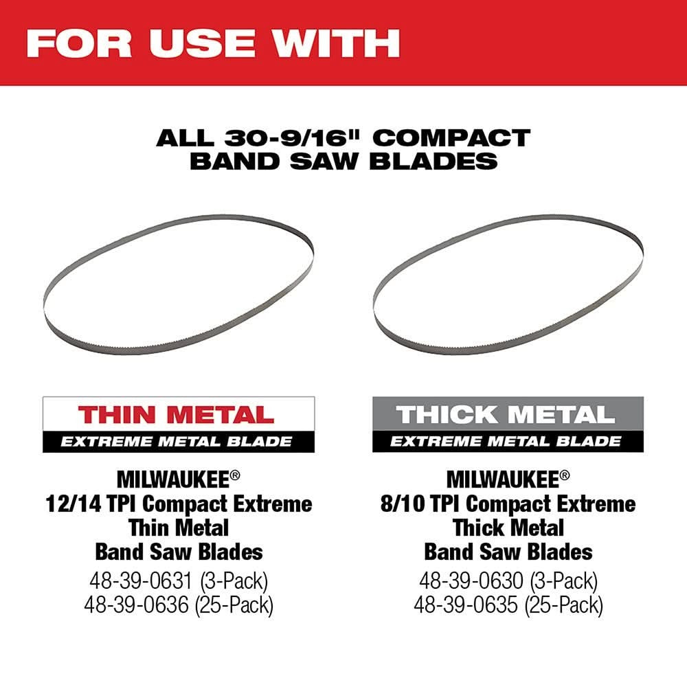 Milwaukee 2529-21XC M12 FUEL Compact Band Saw 4.0Ah + 5.0Ah Kit