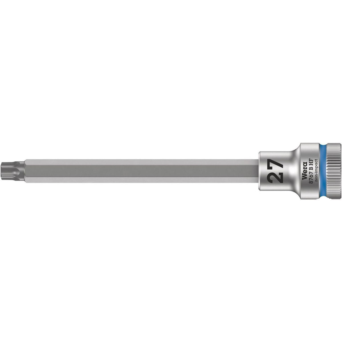 Wera 8767 B Hf Torx Zyklop Bit Socket With Holding Function, 3/8-in. Drive, Torx 27x107-mm.