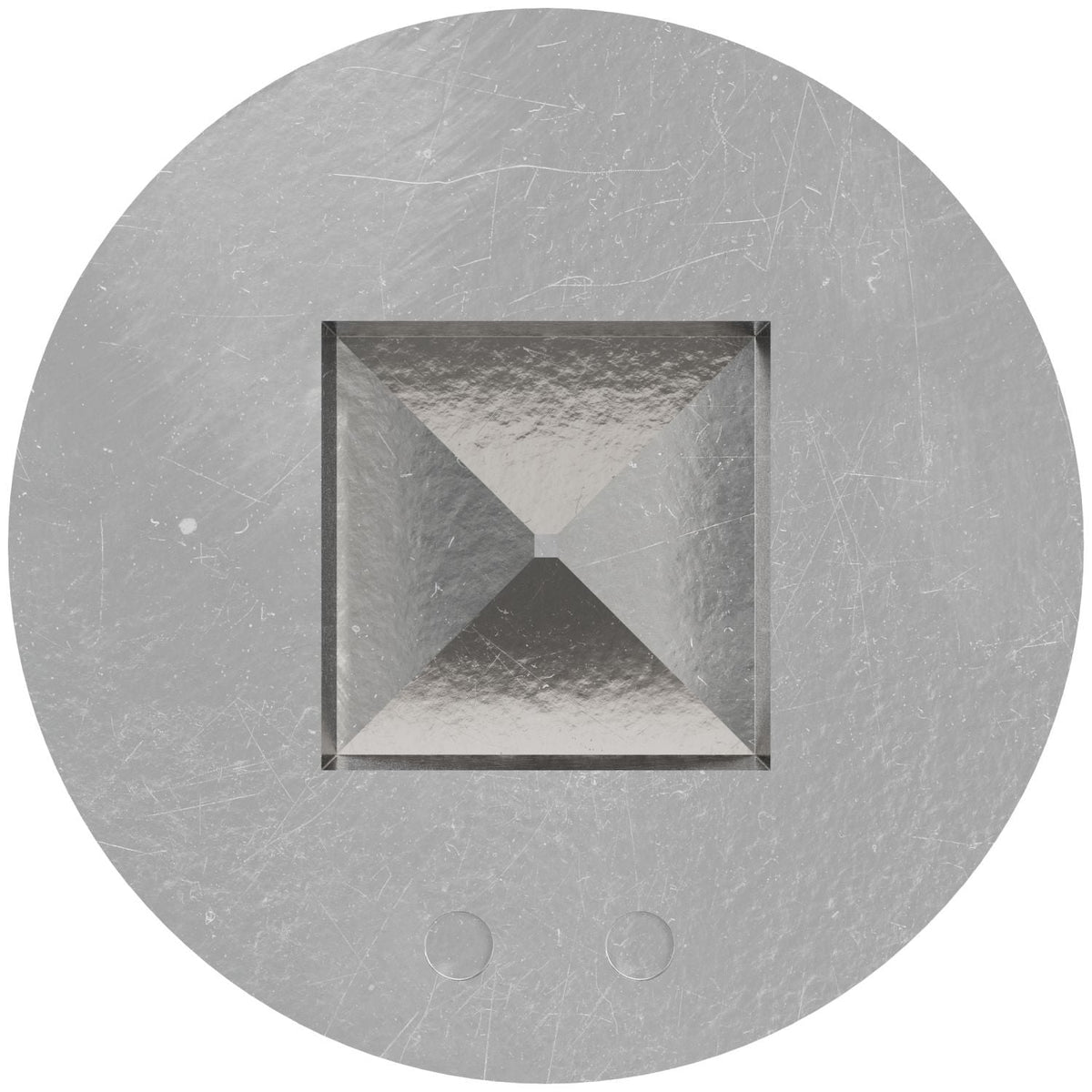 Simpson Strong-Tie S07C300FBP Trim-Head Screw, Square Drive, #7 x 3-in. #1 SQ, Type 305, 60-Pack