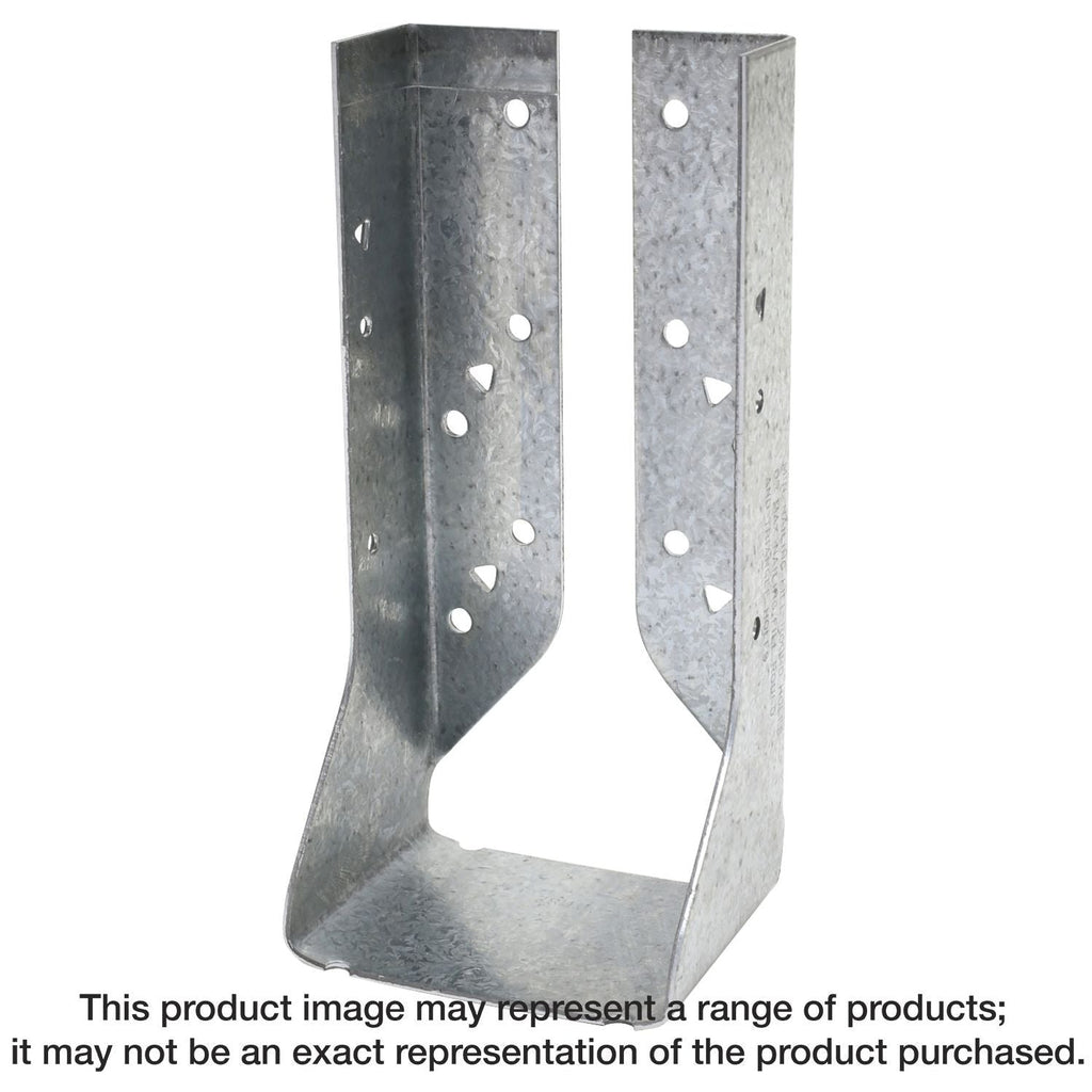 Simpson Strong-Tie HUC28-2 HUC Galvanized Face-Mount Concealed-Flange Joist Hanger for Double 2x8
